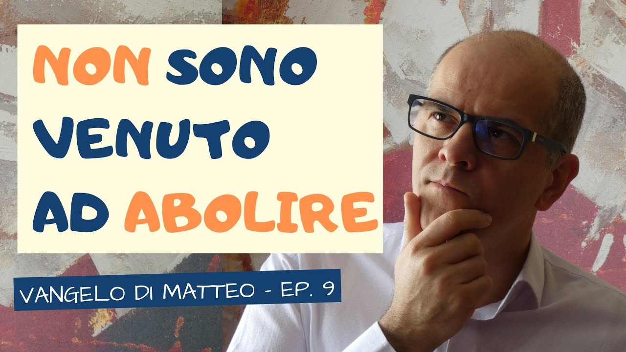 Non sono venuto ad abolire